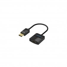 Vention Cable Conversor HBGBB/ Displayport Macho - HDMI Hembra/ 15cm/ Negro