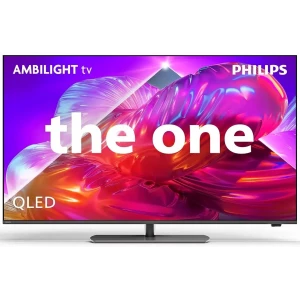 Televisor QLED Philips 75PQS9011/12 75 pulgadas, 4K, 120 Hz, Dolby Vision, Ambilight, Titan OS, negro