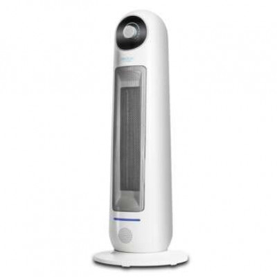 Cecotec Ready Warm 10000 Top Ceramic Calefactor Baño Ceramico 2200W - Oscilante - Termostato Regulable - 3 Modos de Funcionamiento - Proteccion Sobrecalentamiento y Antivuelco - Cobertura 22m2