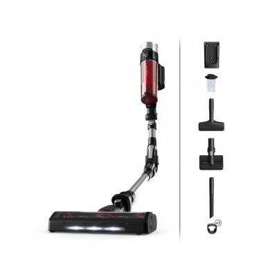 Rowenta X-force Flex 9.60 Rh2077wo Aspiradora De Mano Negro, Rojo Sin Bolsa