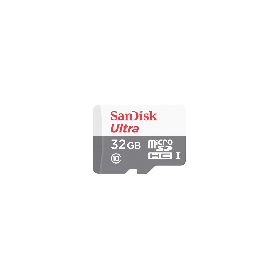 Tarjeta de Memoria SanDisk Ultra Android 32GB HC microSD con Adaptador/ Clase 10/ 80MBs