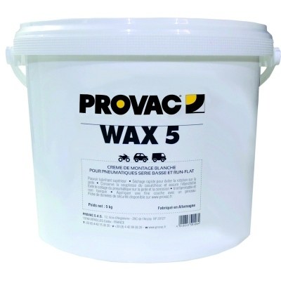 PROVAC Tire mounting Paste White - 1x5kg WAX5