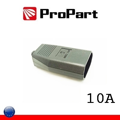 Clavija Red Electrica Hembra 4mm 10A NEGRA