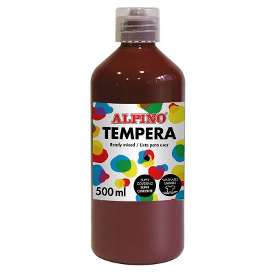 DM010177 tempera 500 ml Botella Marrón