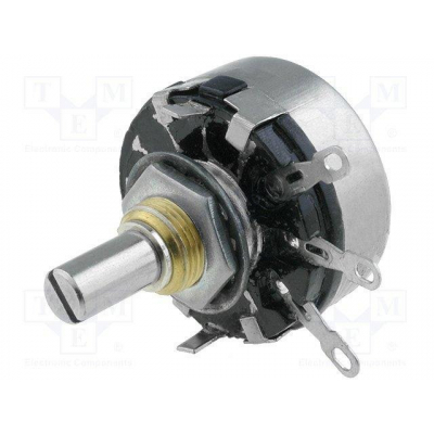 220K 2W 20% Potenciometro LINEAL Eje 6mm metal