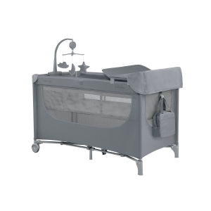 Cuna 2 niveles Nighty Night Gris 2026