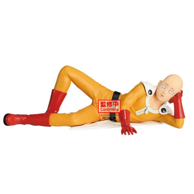Figura banpresto one punch man one punch life saitama nap 7cm