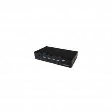 StarTech.com Switch Conmutador KVM de 4 Puertos HDMI 1080p con USB 3.0 - Negro
