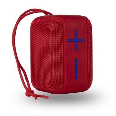 NGS Roller Coaster Altavoz Bluetooth 10W - TWS - Autonomia hasta 10h - 1x USB - Micro SD - Color Rojo