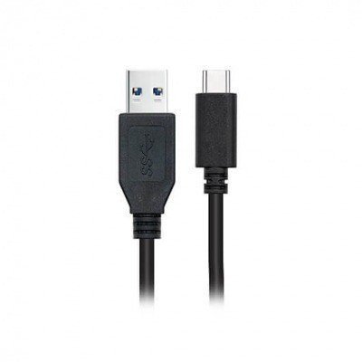 CABLE USB(A)M 3.1 A USB TIPO C M NANOCABLE 0.5M BK 0.5M/MAC