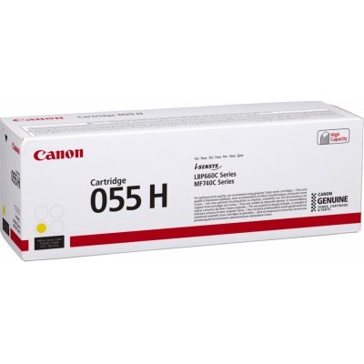 Tóner Original Canon nº055H Alta Capacidad/ Amarillo