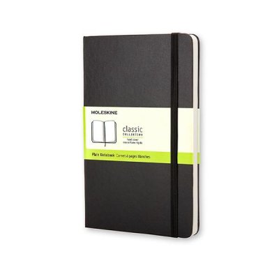 MOLESKINE Cuaderno Classic tapa dura 240 paginas liso large negro