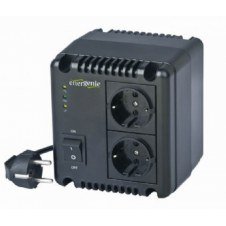 EnerGenie EG-AVR-0501 adaptador e inversor de corriente Interior 300 W Negro