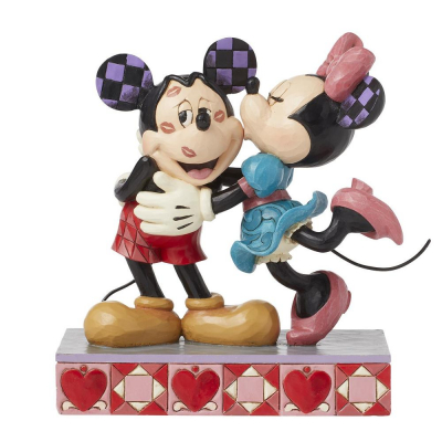 Figura enesco disney mickey & minnie love