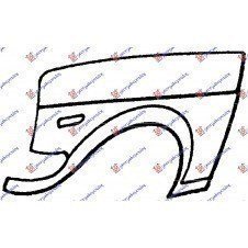 ALETA DELANTERA CON ORIFICIO DE INTERMITENTE