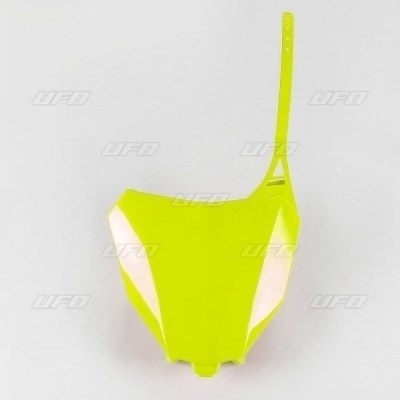 Porta-números delantero UFO Neon Jaune Honda CRF450R/RX HO04686#DFLU