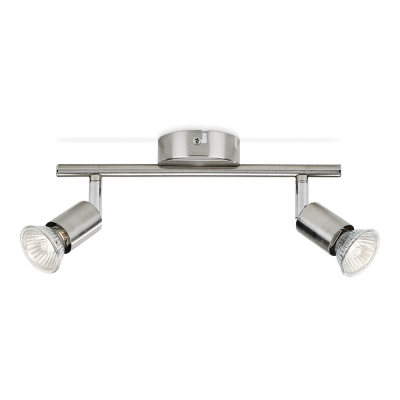 Foco 2 elementos limbali gu10 (bombilla no incluida) color cromo mate 28,5 x 10 x 15,5 cm