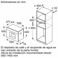 Cafetera superautomática integrable Siemens CT718L1B0 iQ700, depósito de 2,4 litros, Home Connect, negra - imagen 8