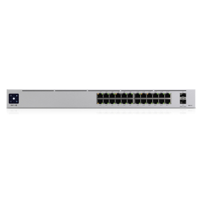 UniFi Pro 24-Port PoE Gestionado L2/L3 Gigabit Ethernet (10/100/1000) Energía sobre Ethernet (PoE) 1U Plata
