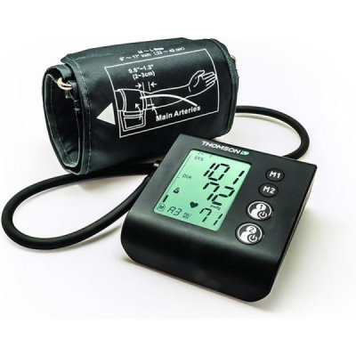 Thomson Cardio A7 Tensiometro de Brazo - Deteccion Arritmia - Memoria 100 Lecturas - 2 Usuarios - Color Negro