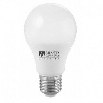 Bombilla LED E27 10W 6000K STANDAR SILVER ECO