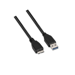 Aisens Cable Usb 3.0 Tipo A/M-Micro B/M Negro 2M