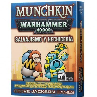 Juego de mesa munchkin warhammer salvajismo y hechicería pegi 10