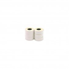 PACK 6 ROLLOS ETIQUETAS APLI PERMANENTES 1000 ETIQUETAS ROLLO BLANCO 100910