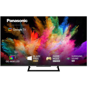 Televisor QD-Mini LED Panasonic TN-55W92CEZS 55 pulgadas, 4K, 144 Hz, Dolby Vision IQ, Google TV, negro