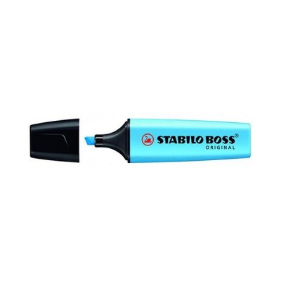 Marcador Fluorescente Stabilo Boss Original/ Azul
