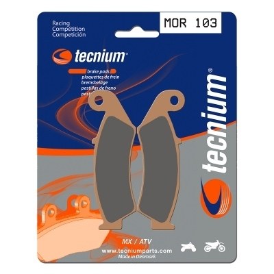 Pastillas de freno Tecnium MOR103 sinterizadas racing MOR103