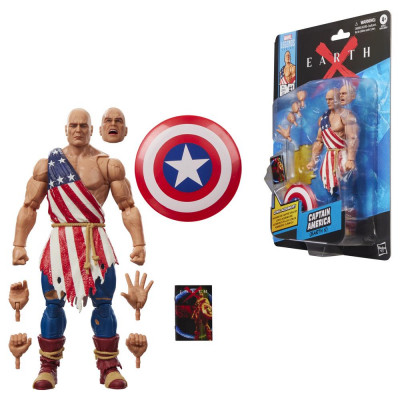 Figura hasbro marvel legends series capitan america tierra x