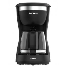 Cafetera de goteo filtro Taurus VERONA, 6 tazas, negro