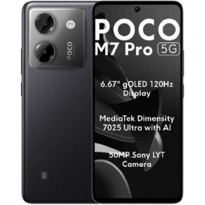 Smartphone Xiaomi POCO M7 Pro 12GB/ 512GB/ 6.67/ 5G/ Negro