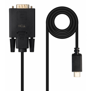 Nanocable CABLE CONVERSOR USB-C A VGA, USB-C/M-VGA/M, 1.8 M