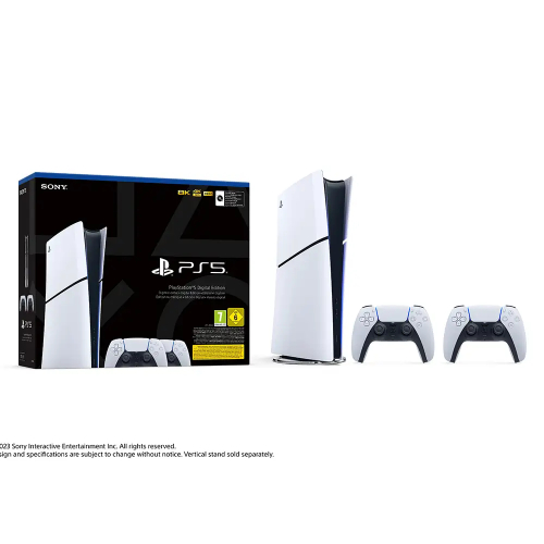 Consola PS5 Slim Digital 1Tb + 2 Dualsense (Chasis D)