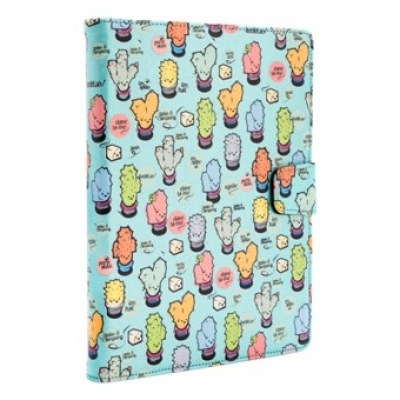 Funda universal rotatory 360º silver ht para tablet 9 - 10.1pulgadas cactoos green metal