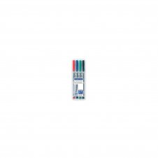 ESTUCHE CUATRO UNIDADES STAEDTLER ROTULADOR PERMANENTE LUMOCOLOR PUNTA 0.4MM 313 WP4
