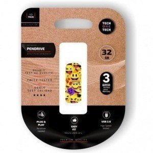Memoria USB Pendrive 32GB Tech One Tech Emoji collage USB 2.0