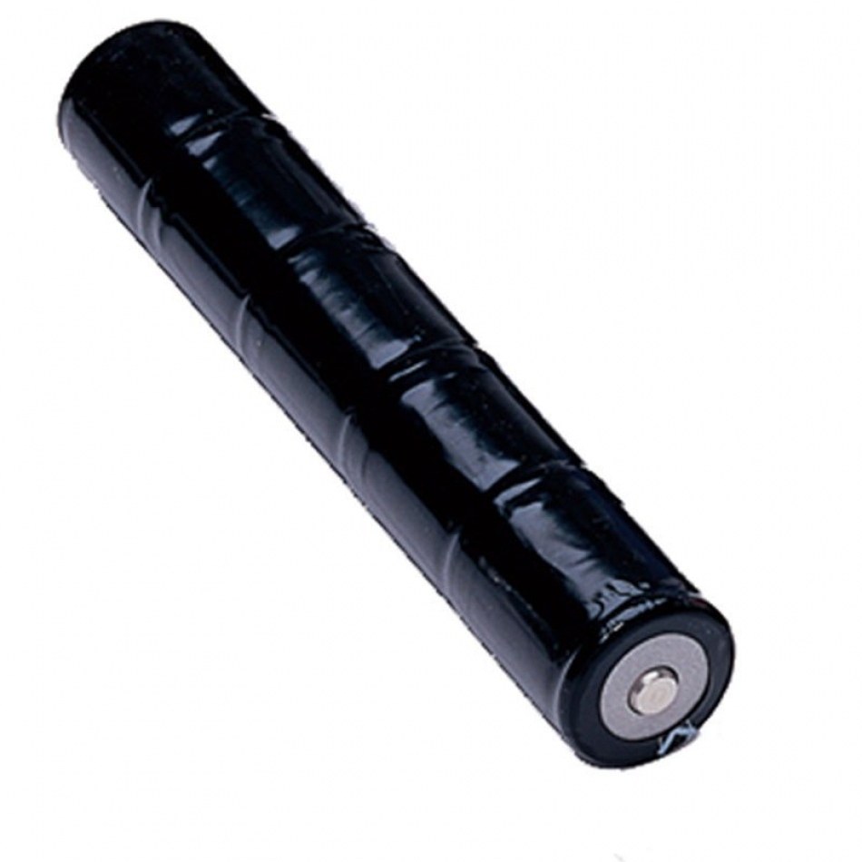 Bateria 6Vdc 3500mA NiMh 1/2Dx5 Linterna Policia 32,5x177mm