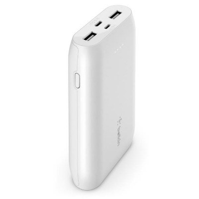 PB 10K 15W USB-C MIC-USB USB-A WHT