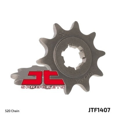 Piñón JT SPROCKETS acero estándar 1407 - Paso 520 JTF1407.10