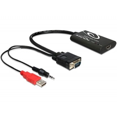 Conversor VGA a HDMI con AUDIO DELOCK