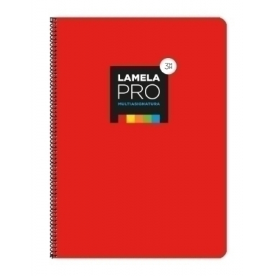 LAMELA BLOC t.DURA Fº 100h CDV. 3 ROJO - Pack de 5 unidades