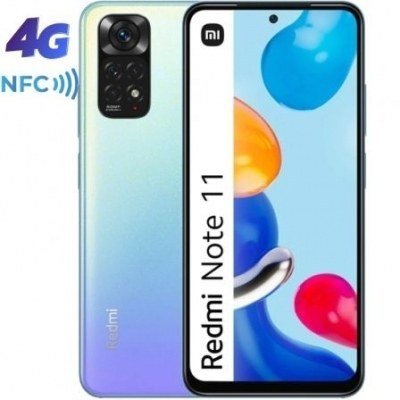 Smartphone Xiaomi Redmi Note 11 NFC 6GB/ 128GB/ 6.43/ Azul Estelar
