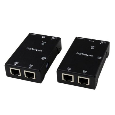 Kit Extensor Vídeo Audio HDMI por Cable UTP Ethernet Cat5 Cat6 RJ45 con Power over Cable - 50m