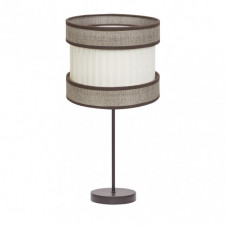 Sobremesa Alto Home 1xe27 Marron/marron-beis 61x30x30 Cm