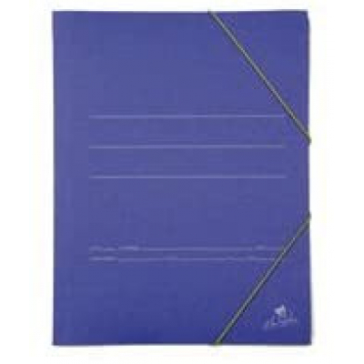 CARPETA CARTON AZUL 500 GR./M2. CUARTO GOMA SOLAPA MARIOLA 1045