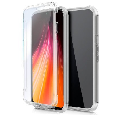 Funda COOL Silicona 3D para Xiaomi Redmi Note 8 / Note 8 (2021) (Transparente Frontal + Trasera)