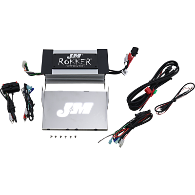 Kit amplificador DSP programable 800 W 4 canales Rokker® XXR J + M JAMP-800HC06SGP